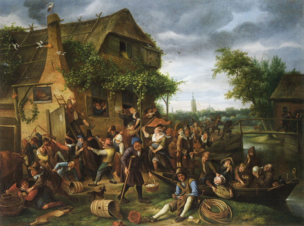 Jan Steen - A Village Revel